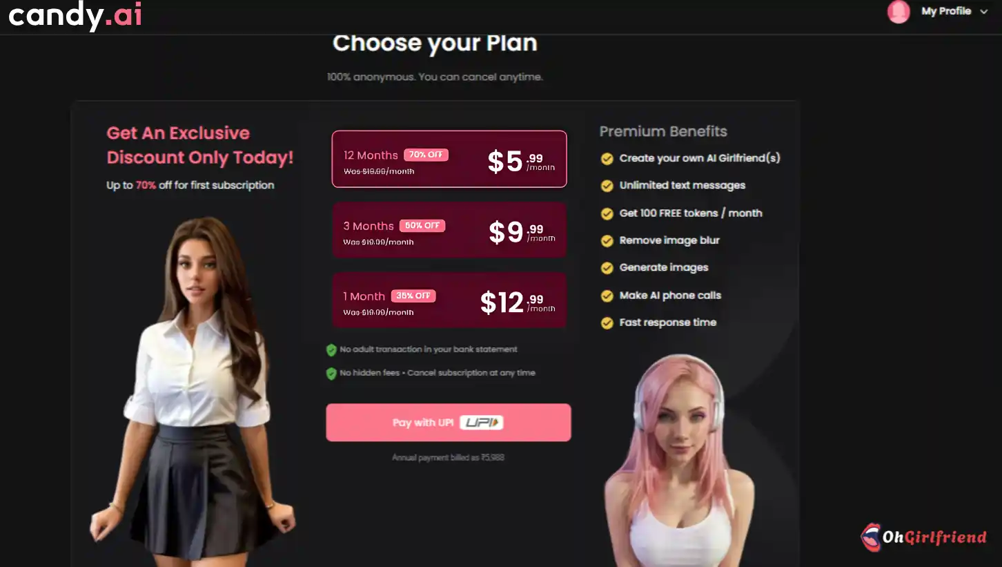 Candy AI Tokens Explained: Prices & How to Buy (2026) 3 Candy AI Pricing Plan