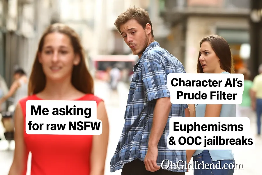 Character AI NSFW Filter Bypass Meme 