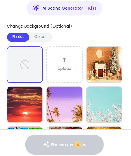 Clipfly AI Kiss Generator how it works