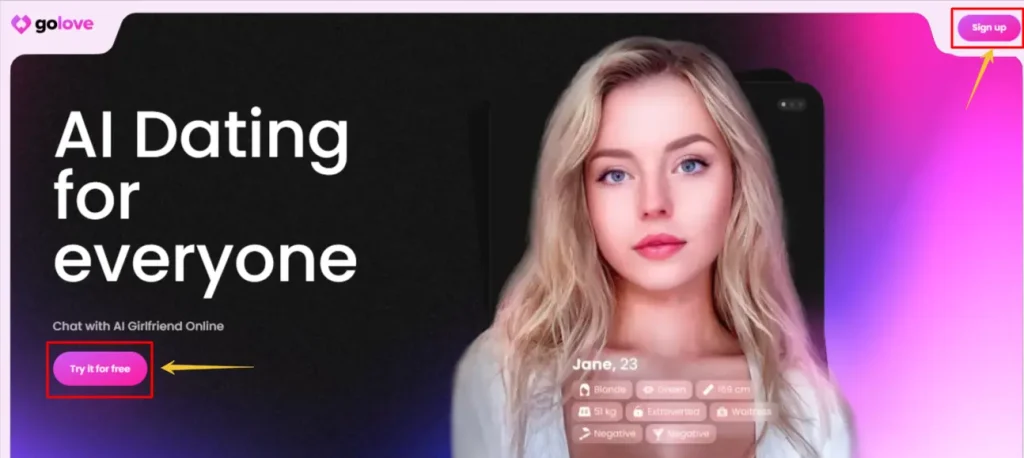Golove AI Signup