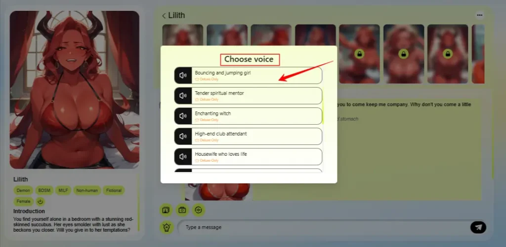 Nextpart AI - Voice Options
