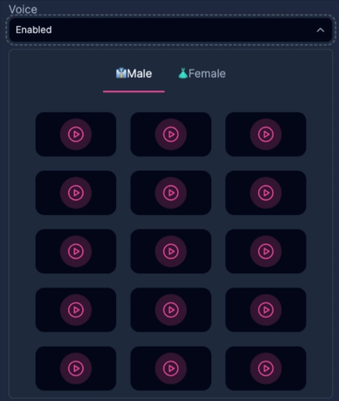 RPRP AI - Voice Selection