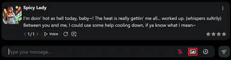 Spicychat AI -in chat Image Generation