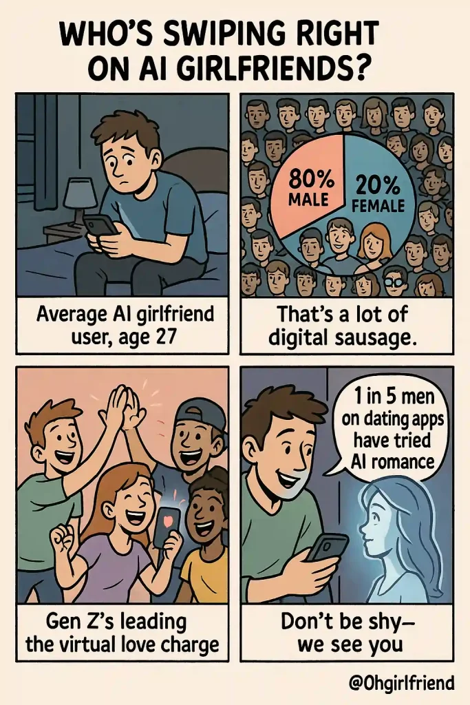 AI Girlfriend demographics