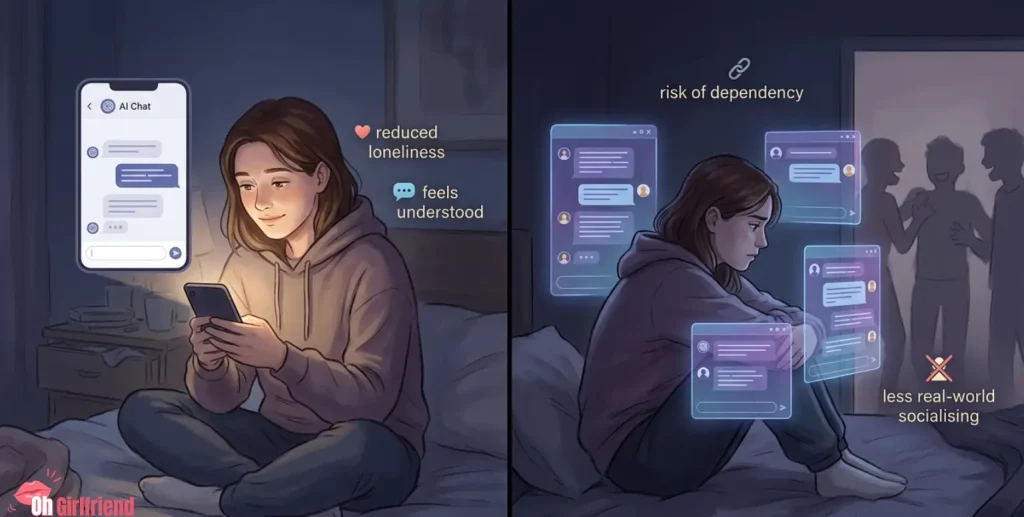 AI Girlfriend Statistics 2026: Market, Users, Revenue 10 AI companions and loneliness risks