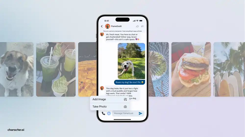 Character AI - Enhance Chat with image