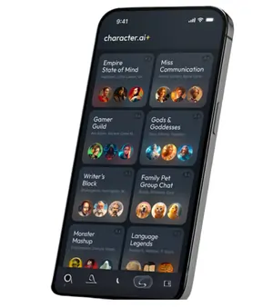 Character AI - Mobile Interface
