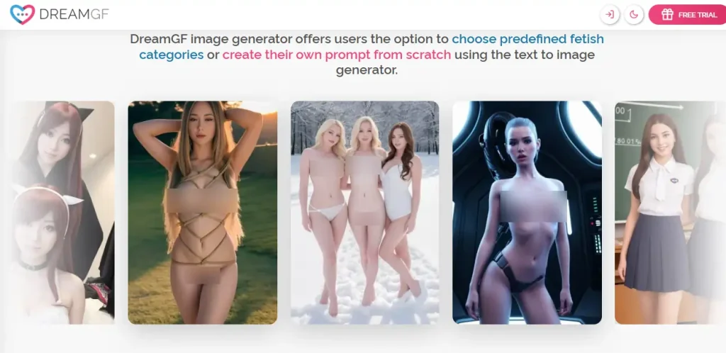 DreamGF AI - Fetish Generator
