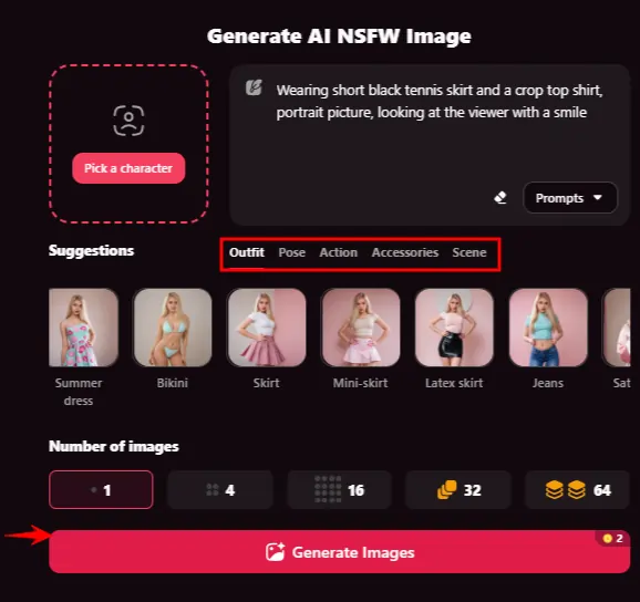 FantasyGF AI - Image Generation