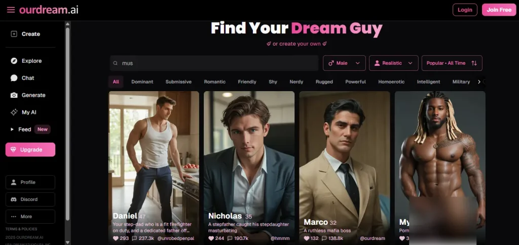 Ourdream.ai - AI Boyfriend