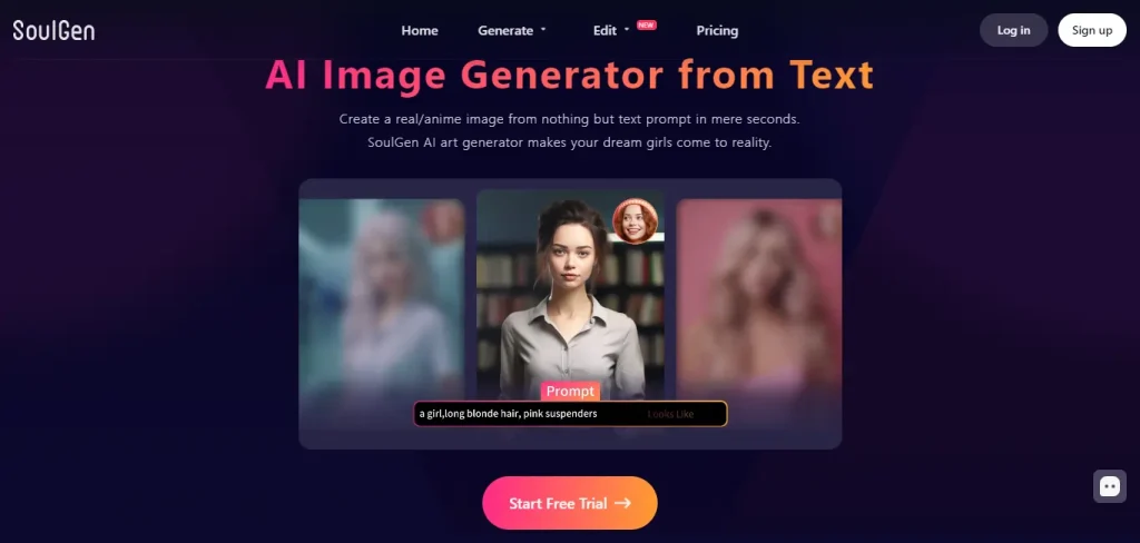 SoulGenAI-Homepage