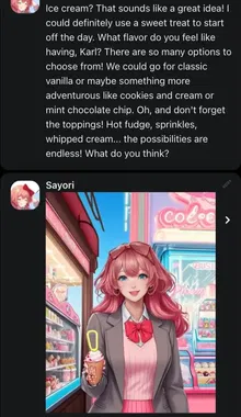 SpicyChat AI - Image in Chat