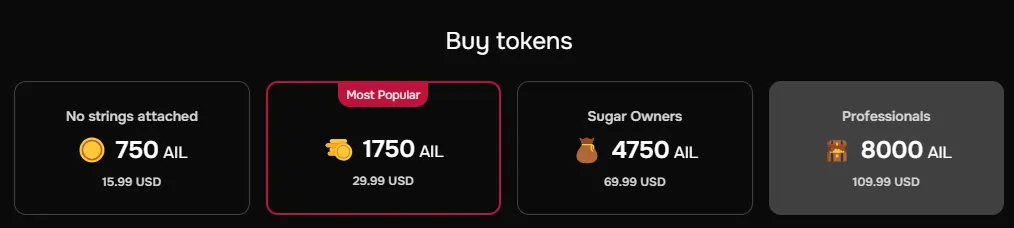 Sugarlab AI - Tokens
