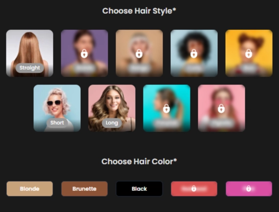 Candy AI - AI Character Hair Style and Color
