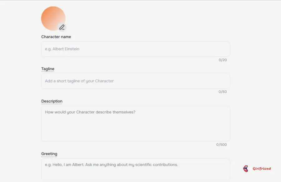 Character.ai - Create a character
