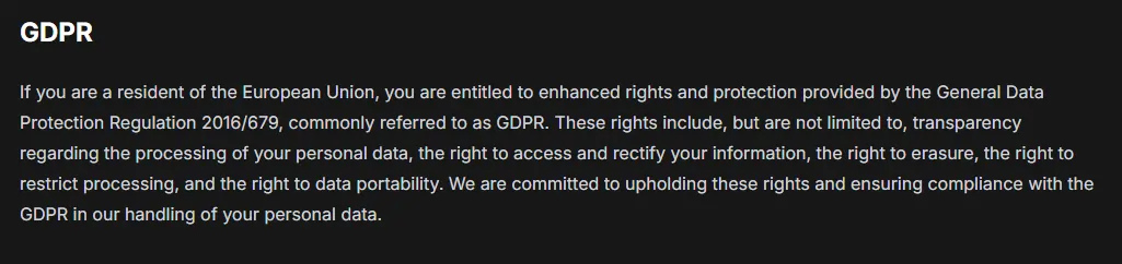 GDPR Compliance - Soulkyn AI