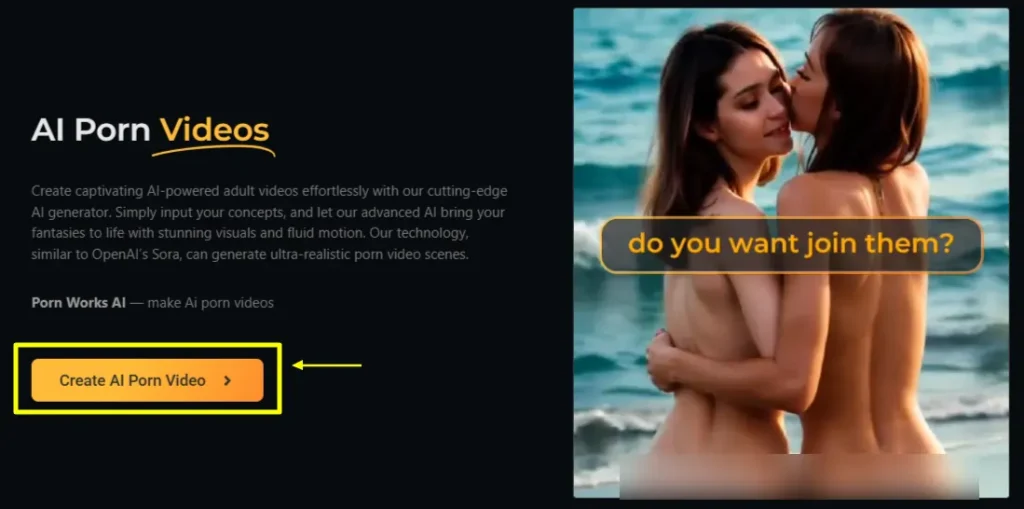 Pornworks AI - AI Porn Video generator