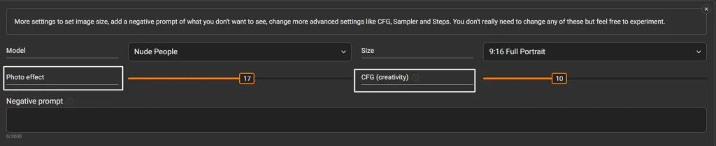Pornworks AI - Fine-Tune with Effects and Settings