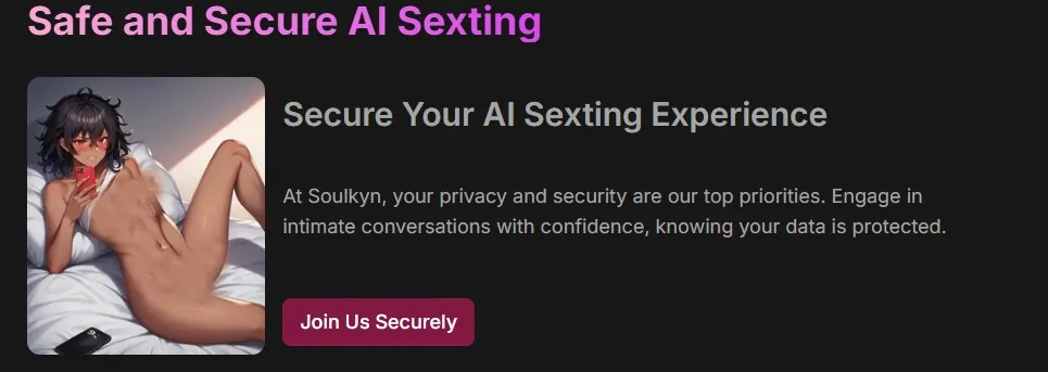 Secure AI Sexting Experience - Soulkyn AI