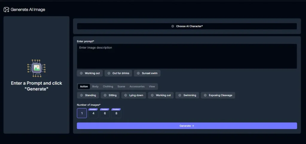 Fanfinity AI - Advanced AI Image Generation Engine