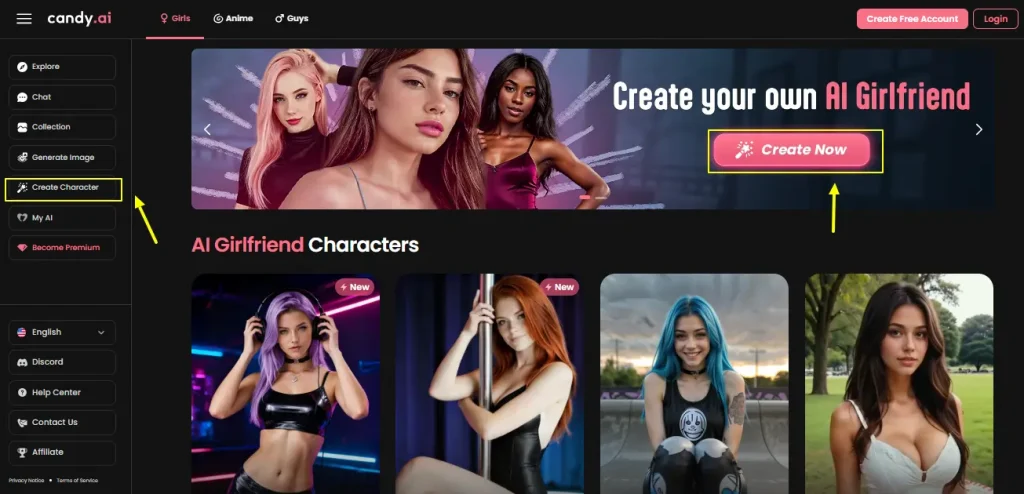 Candy AI - Create AI Character