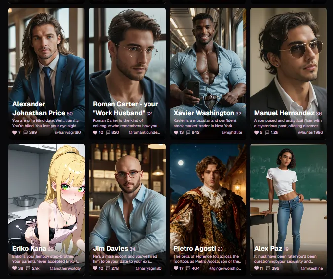 Ourdream AI - AI Male Characters