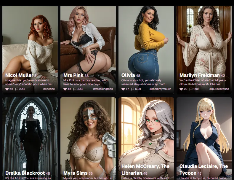 Ourdream AI - AI Milf Characters