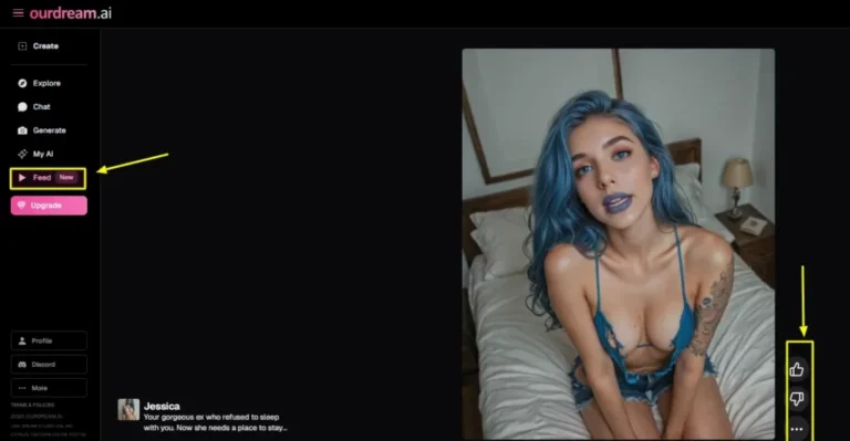 Ourdream.ai Feed Feature