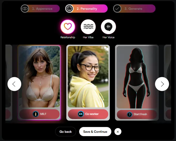 HoneyBot AI - AI Girlfriend Realtionship Status