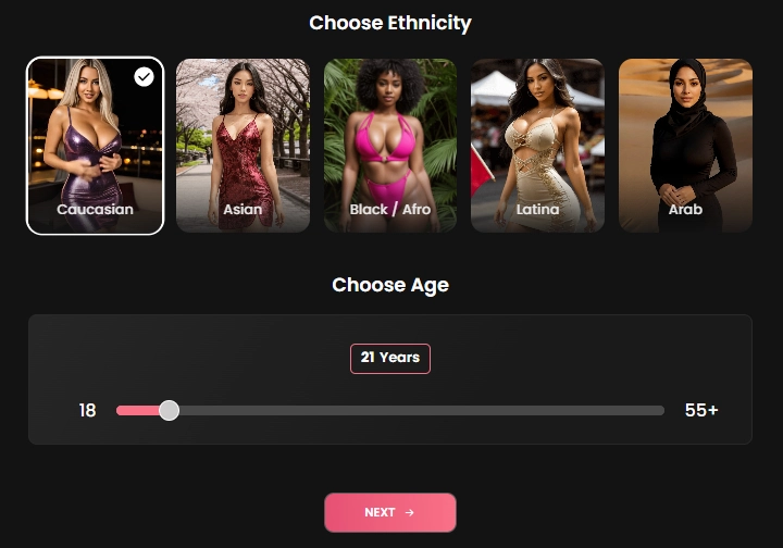 Candy AI Review 2026: Is The Oldest, Biggest AI Girlfriend App Still The One To Beat? 9 Candy AI - AI Character Ethnicity and Age_