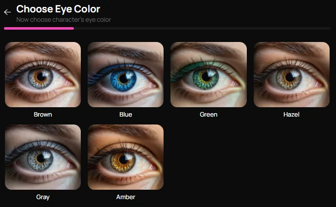 Get-Harder.today Review 2026: Full NSFW AI Girlfriend Test 8 Get-Harder.today - AI Character Eye Color