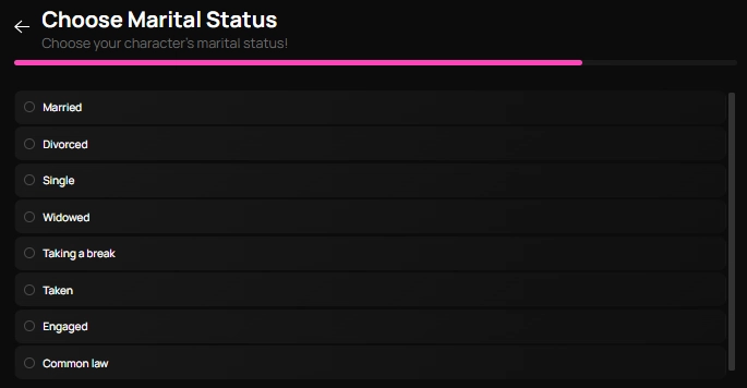Get-Harder.today Review 2026: Full NSFW AI Girlfriend Test 18 Get-Harder.today - AI Character Marital Status Options