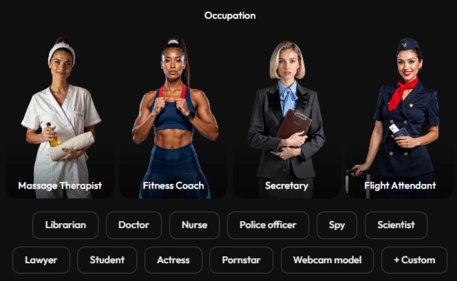 Joi AI Review 2026: Features, Pricing, Neurons and NSFW Tools 17 Joi AI – Choose AI Character Occupation