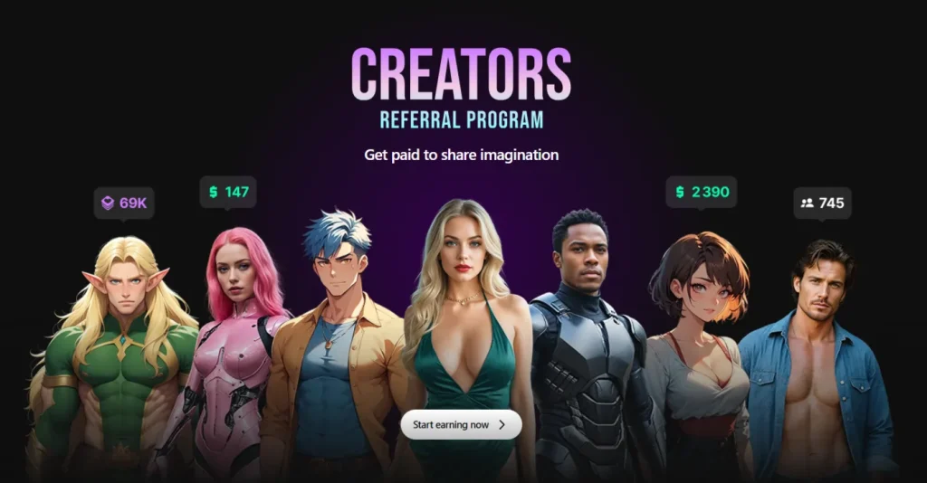 Lovescape AI Review: Features, Pricing & Honest Verdict 2026 14 Lovescape AI - Creators Referral Program