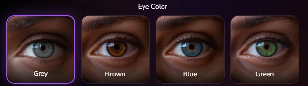 SXSY.ai Review: This $3.99 AI Girlfriend Is Actually INSANE 16 SXSY AI - AI Companion Eye Colour