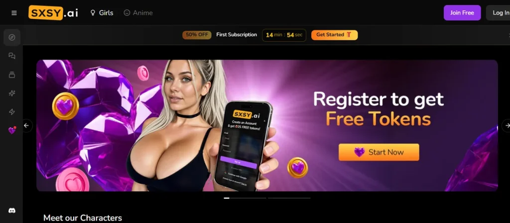 SXSY.ai Review: This $3.99 AI Girlfriend Is Actually INSANE 3 SXSY AI - User Interface