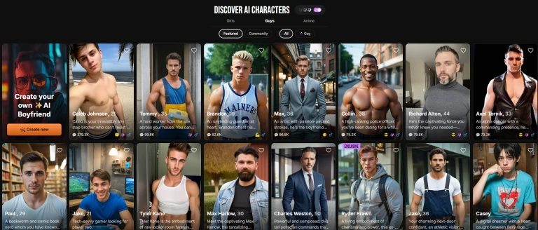 Spicier AI Review: Features, Pricing & NSFW Quality (2026) 4 Spicier AI - AI Boyfriend Characters