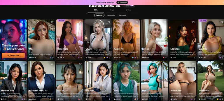 Spicier AI Review: Features, Pricing & NSFW Quality (2026) 3 Spicier AI - AI Girlfriend Characters