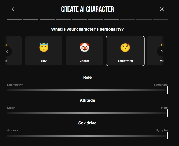 Spicier AI Review: Features, Pricing & NSFW Quality (2026) 11 Spicier - AI Character Personality & Temperament