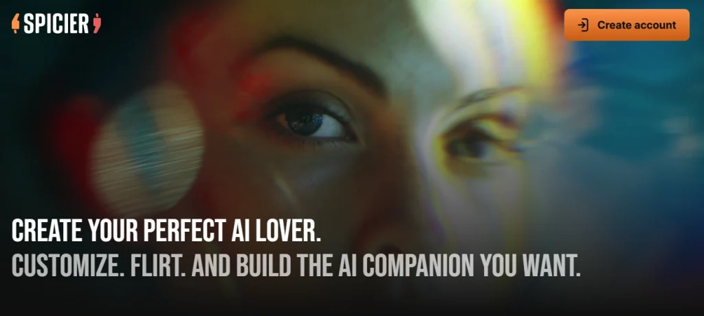 Spicier AI Review: Features, Pricing & NSFW Quality (2026) 2 Spicier AI - User Interface