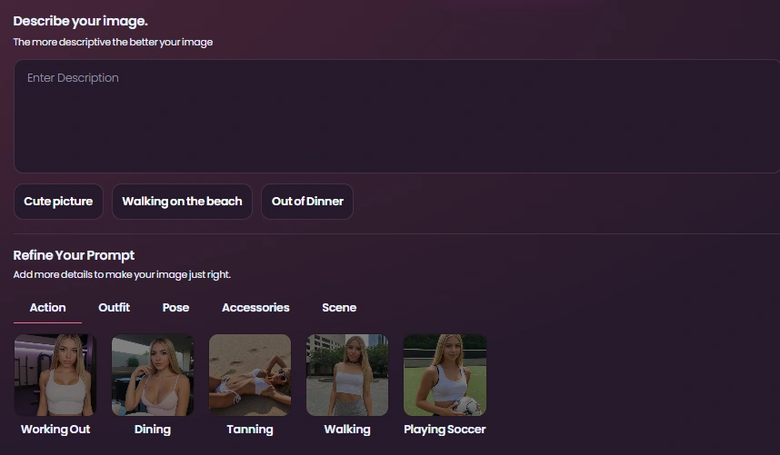 Swipey AI Review 2026: AI Girlfriend App Tested In-Depth 12 Swipey AI - Image Generation Advance Setting