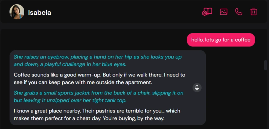 Cuties AI Review 2026: Worth It or Digital Blue Balls? 9 Cuties AI - Chat Experience 1