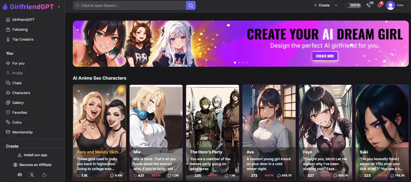 8 Best AI Anime Roleplay Apps For NSFW Waifu Chats 2026 9 GirlfriendGPT - AI Anime Roleplay