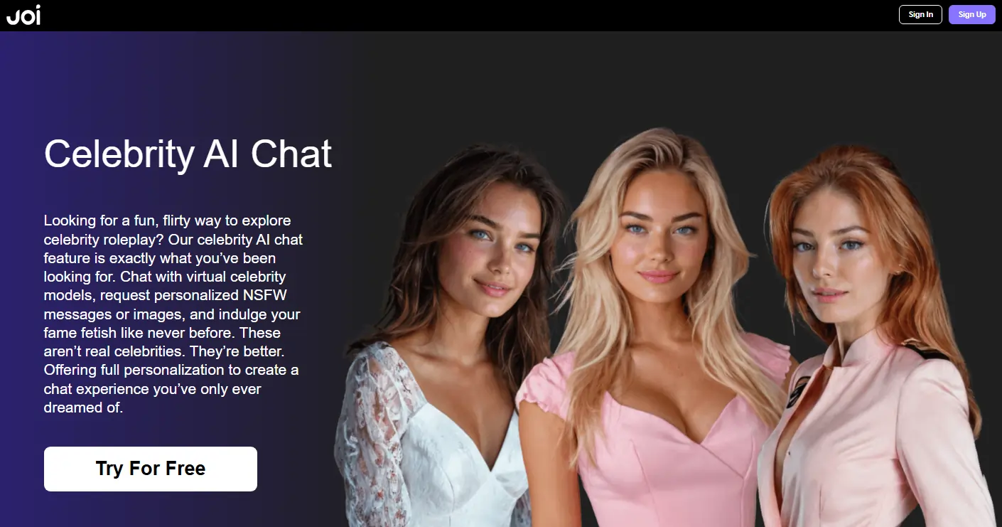 Joi AI - Celebrity AI Chat Feature