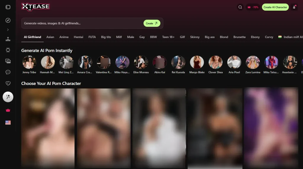 Xtease AI Review 2026: NSFW Chat, Image & Video Generation 3 XTease AI