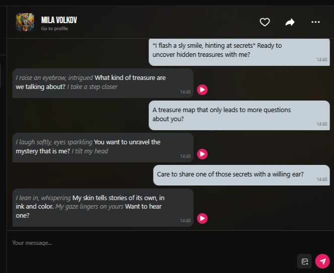 Xtease AI Review 2026: NSFW Chat, Image & Video Generation 7 Xtease AI - AI Sexting