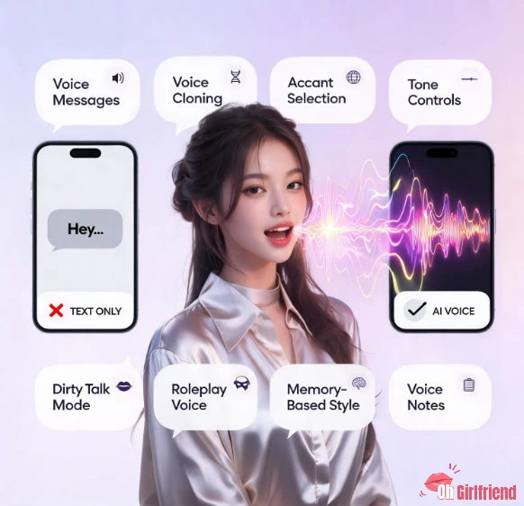 Naughty.AI Voice Cloning: The Spicy AI GF Trend 6 AI girlfriend voice tools