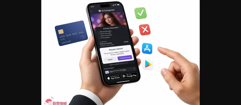 AI Girlfriend App Refund Policy Guide 2026 (All Platforms) 7 AI Girlfriend Apps Refund More