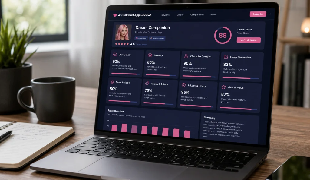 Editorial Methodology: How We Test AI Girlfriend Apps 1 AI Girlfriend Review Scoring System