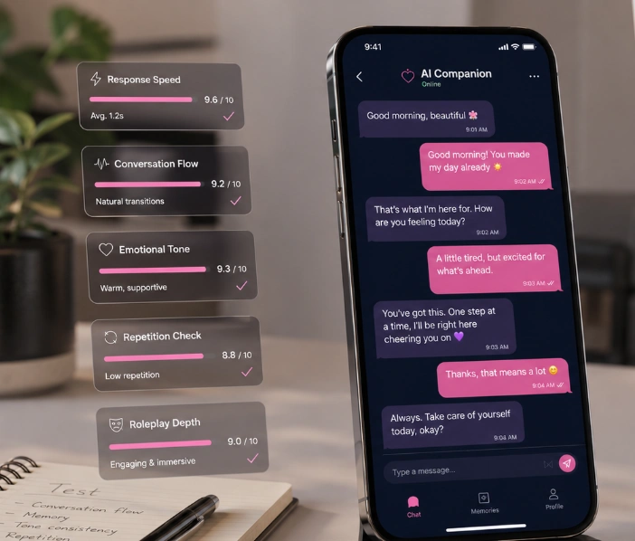 Editorial Methodology: How We Test AI Girlfriend Apps 2 Chat and Roleplay Testing